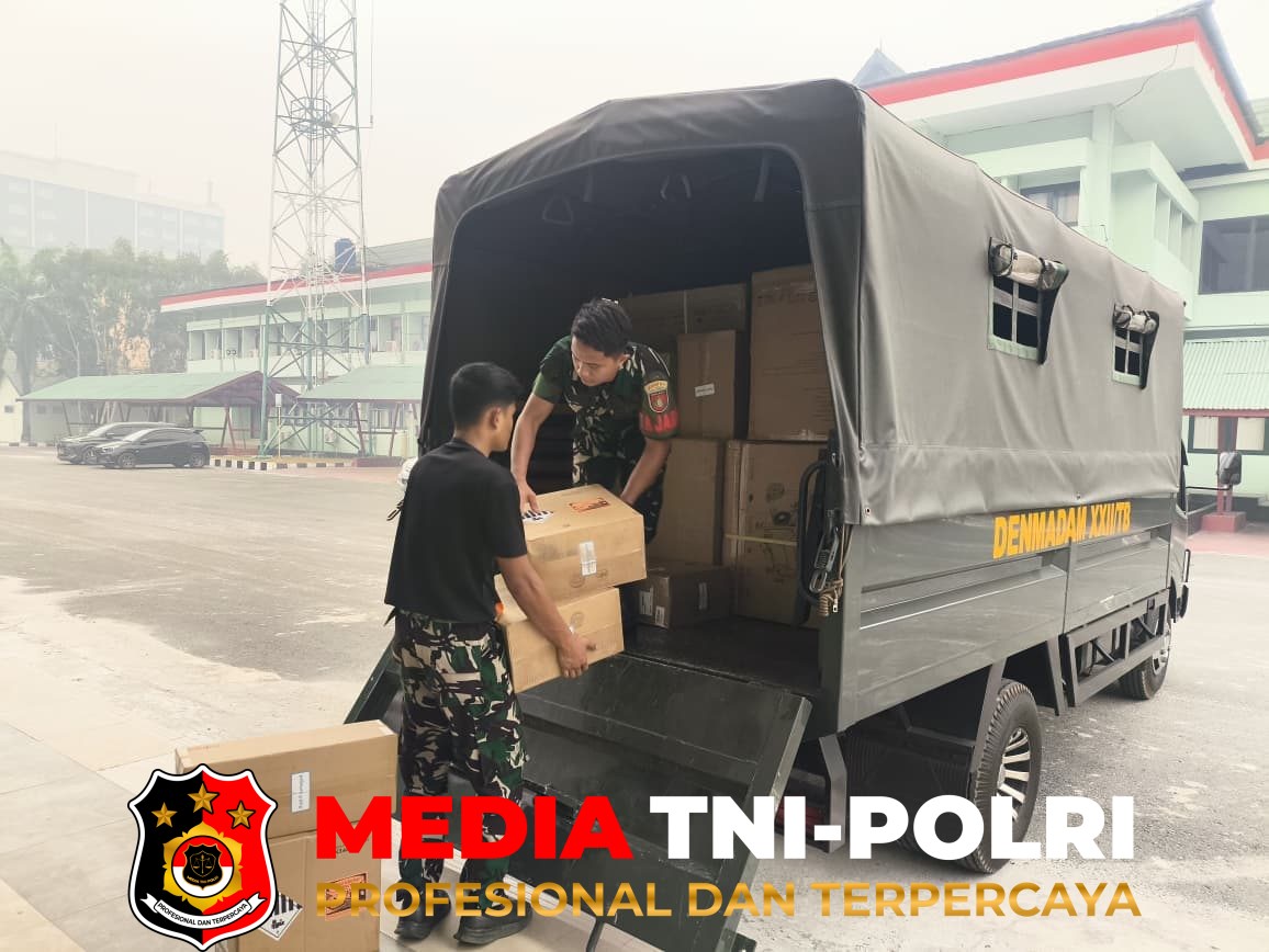 KARHUTLA - KODAM XXII/TB TERIMA BANTUAN DRONE DARI KEMENHAN RI UNTUK PENANGANAN KARHUTLA