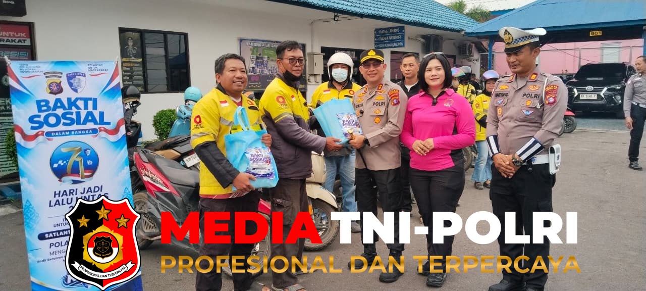Polres Kotim - Polres Kotim Gelar Bakti Sosial Sambut Hari Lalu Lintas ke-71