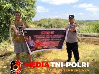 Bhabinkamtibmas - Bhabinkamtibmas Tumbang Manjul Gelar Sosialisasi Cegah Karhutla ke Warga
