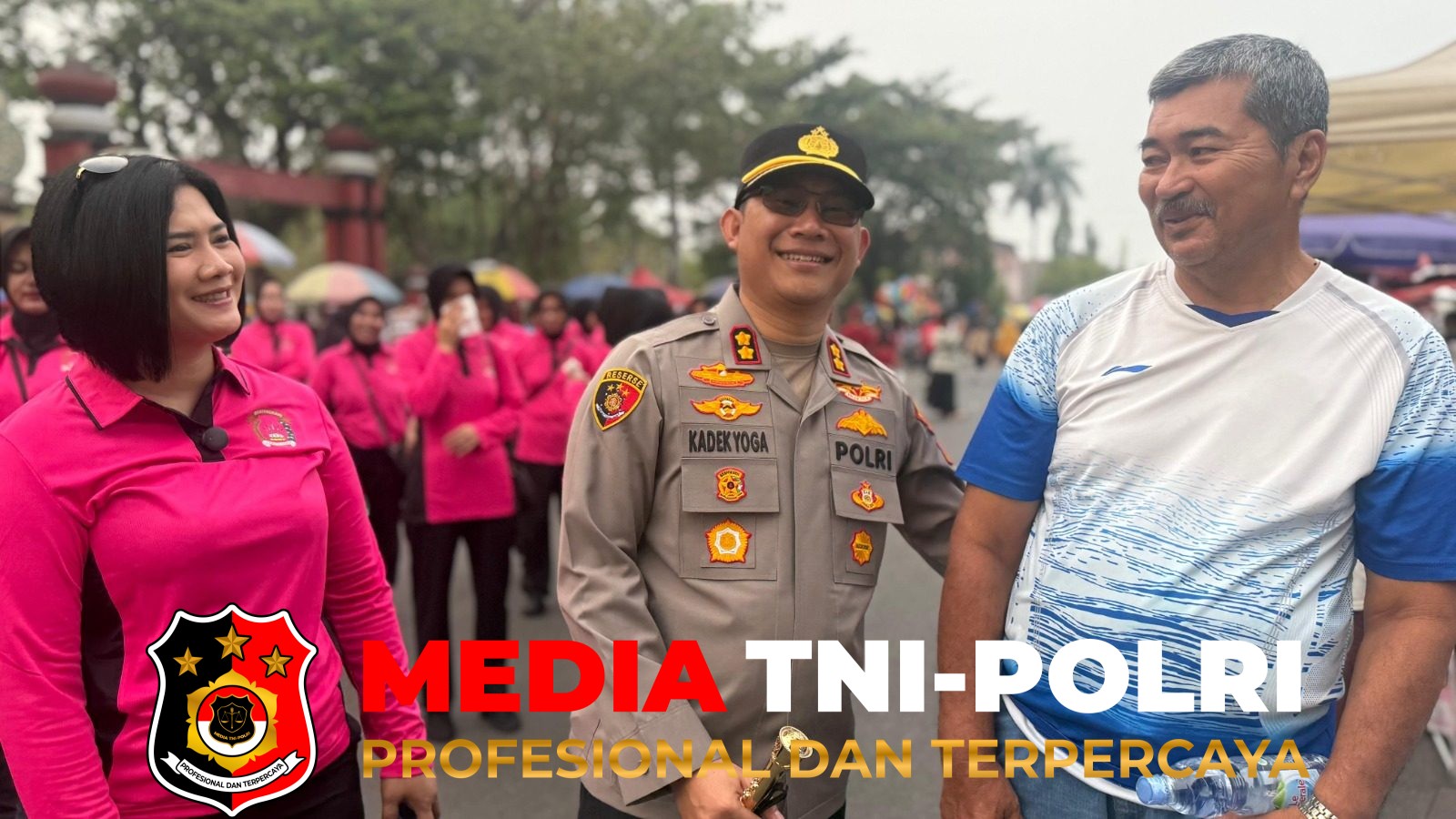 Polres Kotim - Bakti Kesehatan Polres Kotim Hadir di Car Free Day, Bagikan Masker dan Vitamin Gratis