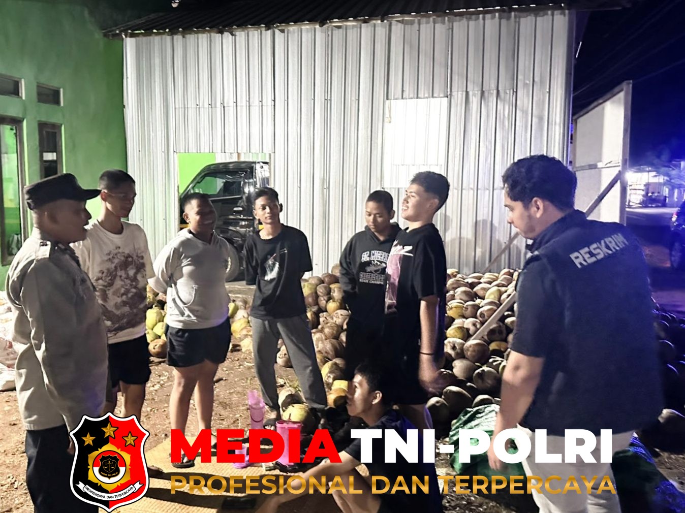 Polres Seruyan - Cegah Gangguan Kamtibmas, Pamapta III Polres Seruyan Bimbing Remaja di Desa Persil Raya