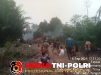 Empat Kejadian - Empat Kejadian Kebakaran Terjadi di Kotawaringin Timur, Damkar Bergerak Cepat