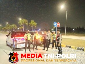 Polsek Cikarang Pusat Gelar Patroli KRYD Dini Hari, Antisipasi Kejahatan Jalanan dan Tawuran