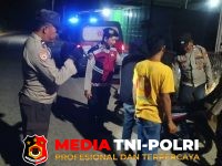 Polsek Muaragembong - Polsek Muaragembong Gelar Patroli Biru, Antisipasi 3C, Tawuran dan Kejahatan Jalanan