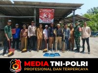 Polsek Tambelang - Polsek Tambelang Amankan Bakti Sosial Calon Kades Sukaraja Nomor Urut 3
