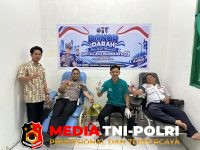 Polres Seruyan - Peringati Hari Jadi Lalu Lintas Bhayangkara ke-71, Satlantas Polres Seruyan Donorkan Darah untuk Masyarakat