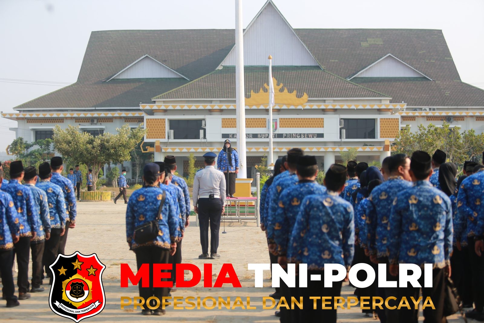 Pemkab Pringsewu - Pemkab Pringsewu Gelar Upacara Peringatan Hari Perhubungan Nasional 2026