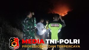 Polres Wonogiri Gerak Cepat Lokalisir Titik Api, Tiga Lokasi Kebakaran Lahan Ditangani Bersama TNI dan Warga