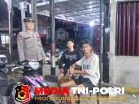 Warga Mandor - Warga Mandor Diimbau Waspada Bobol Rumah, Polisi Sampaikan Pesan Kamtibmas Saat Patroli Malam