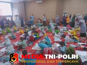 Pemkab Pringsewu Menyelenggarakan Lomba Mewarnai Kegiatan Penyuluhan Dan Penyerahan Hadiah Lomba Pariwara Anti Korupsi