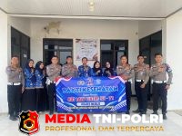 Polres Mesuji - Peringati HUT Lalu Lintas Bhayangkara ke-71, Sat Lantas Polres Mesuji Gelar Bakti Kesehatan