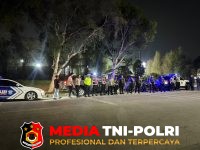 Polres Metro Bekasi - Patroli Skala Besar Polres Metro Bekasi Antisipasi Gangguan Kamtibmas