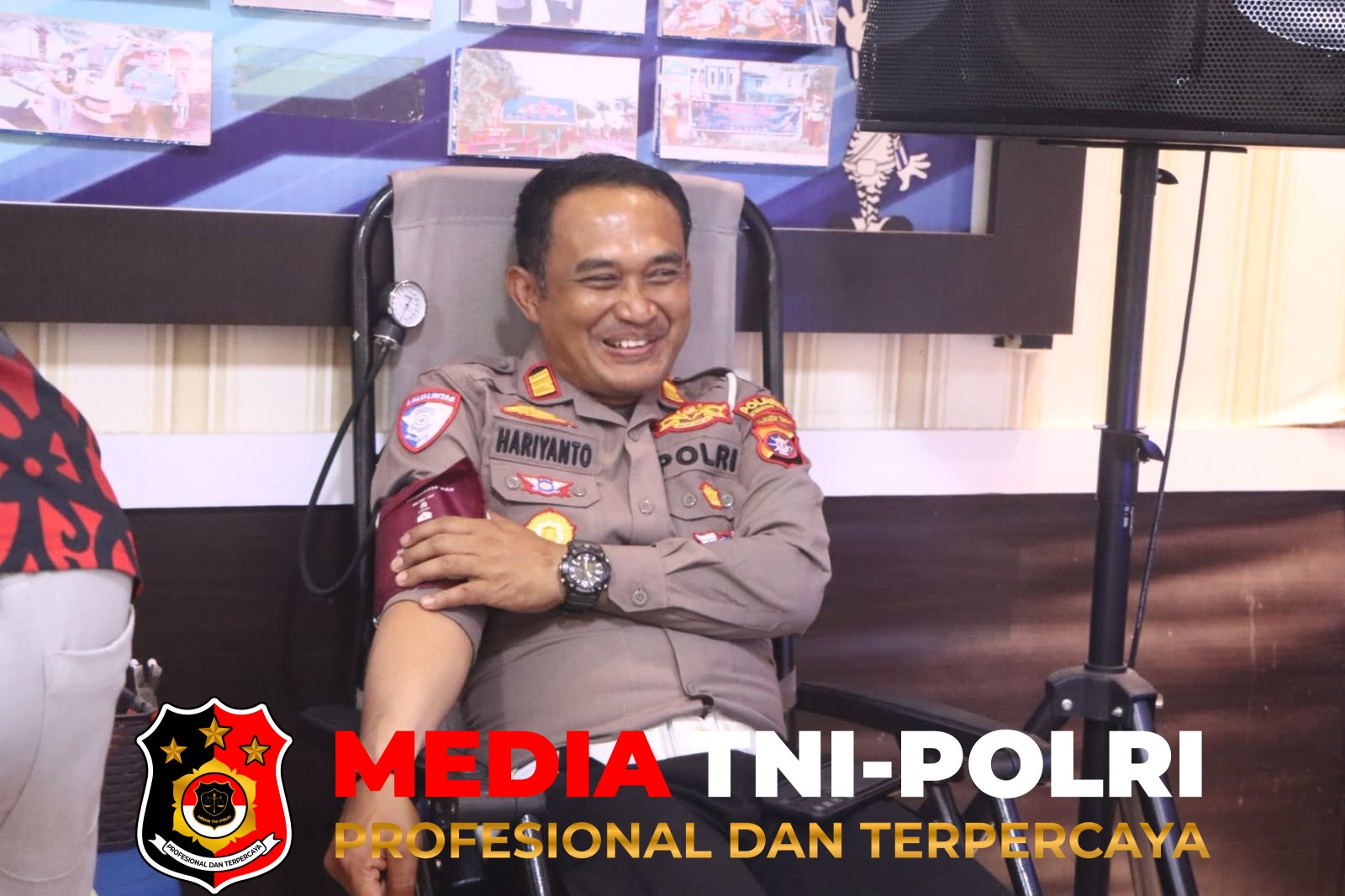 Polres Kotim - Satlantas Polres Kotim Gelar Bakti Kesehatan Donor Darah Sambut Hari Lalu Lintas Bhayangkara ke-71
