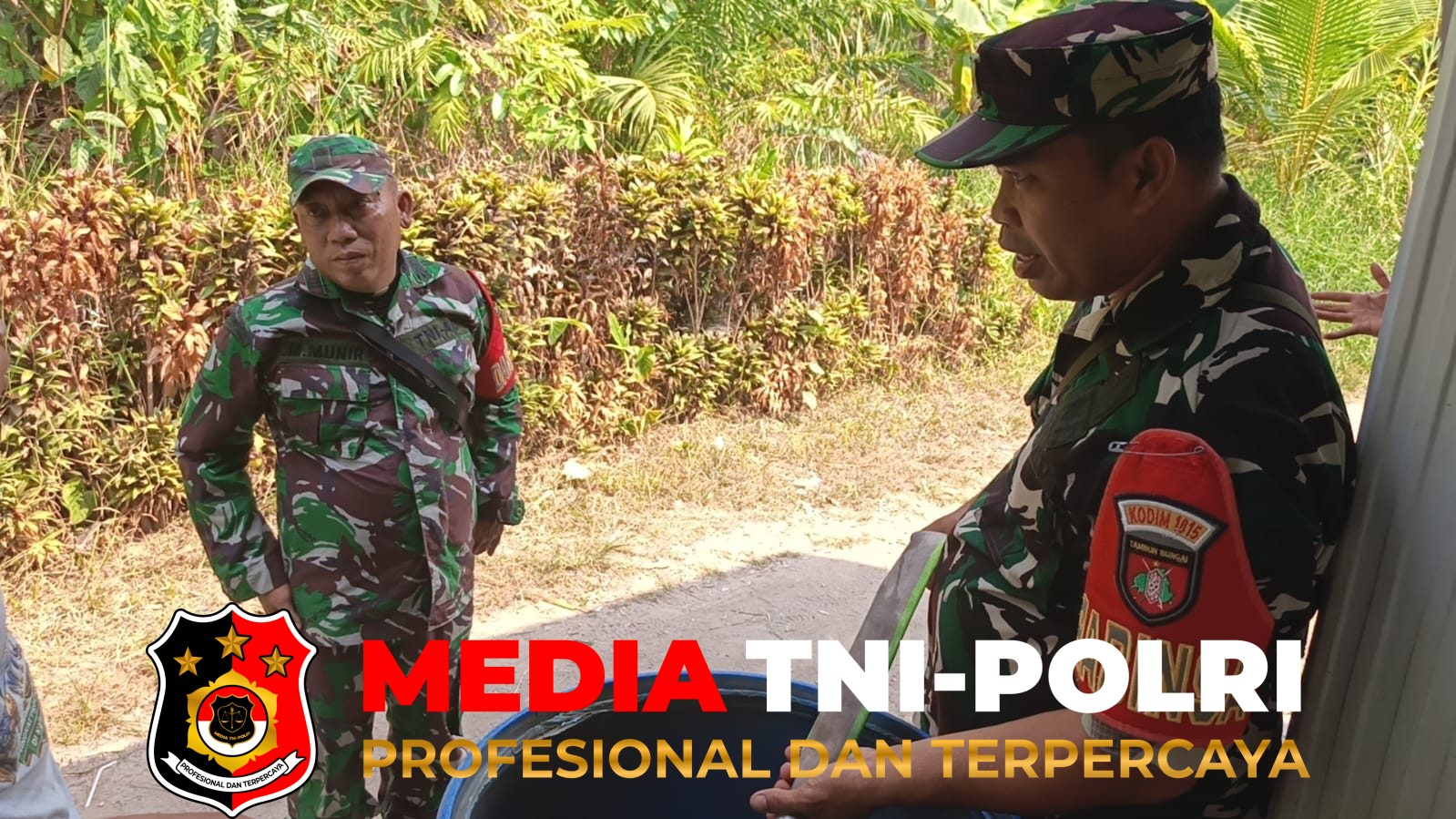 Kodim 1015/Sampit - Kodim 1015/Sampit Bersama Korem 102/Pjg Suplai Air Bersih