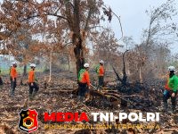 Polda Kalbar - Polda Kalbar Intensif Pantau Karhutla, Teluk Kapuas Terpantau Aman