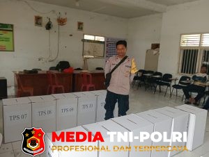 Jelang Pemungutan Suara, Polsek Pebayuran Monitoring Kesiapan Pilkades Desa Karangjaya