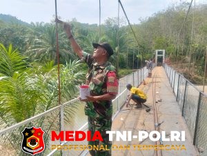 Jembatan Gantung Desa Garonggang Rampung Diperbaiki, Akses Warga Kembali Nyaman
