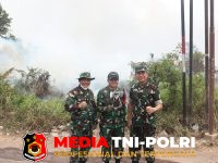 Karhutla - Tim Gabungan TNI-Polri Laksanakan Groundcheck dan Pemadaman Karhutla di Desa Soak Batok Ogan Ilir