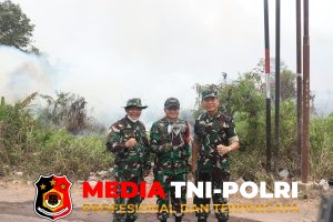 Tim Gabungan TNI-Polri Laksanakan Groundcheck dan Pemadaman Karhutla di Desa Soak Batok Ogan Ilir