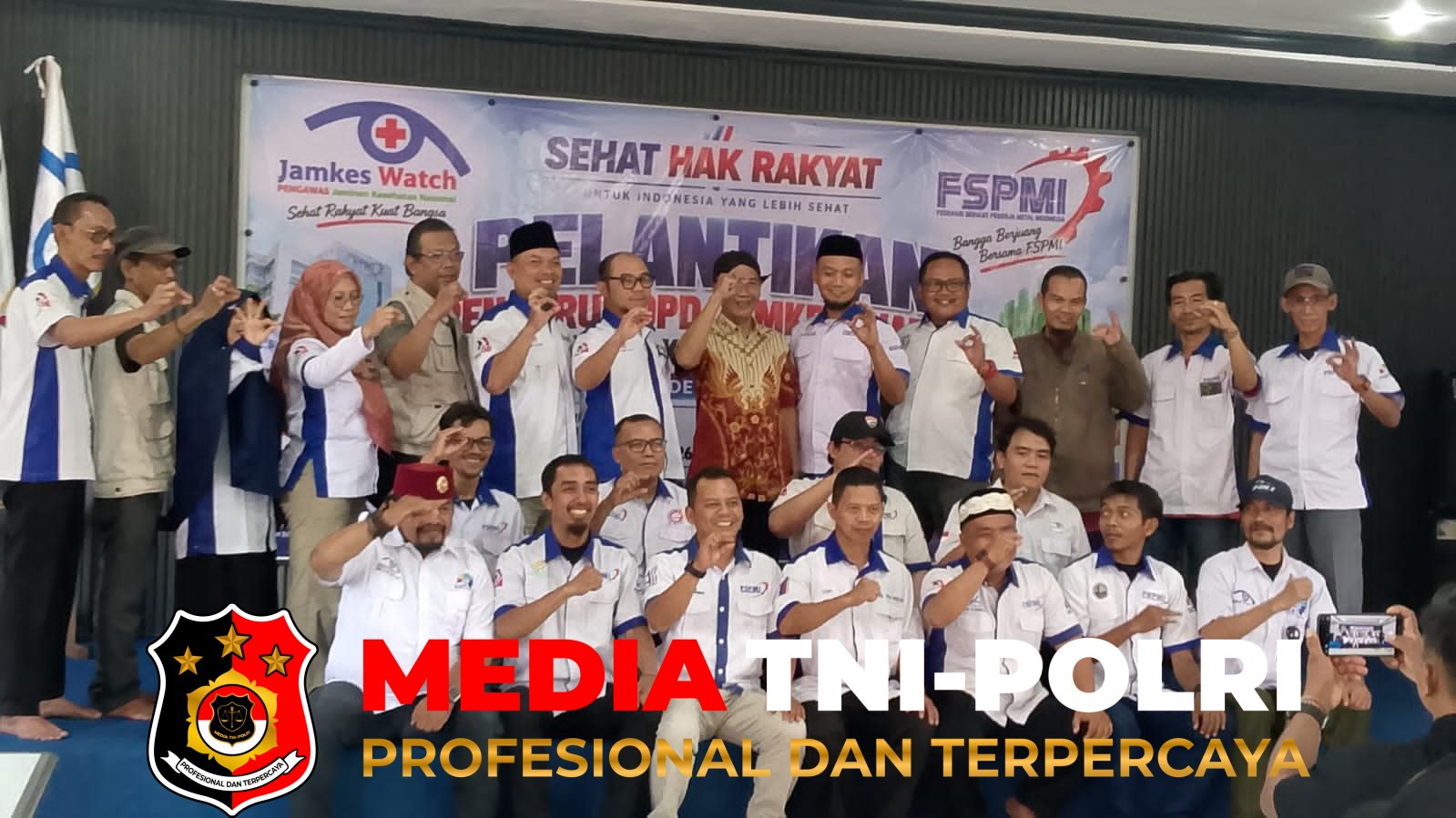 Direktur Jamkeswatch - Direktur Jamkeswatch FSPMI Lantik Pengurus DPD Kabupaten dan Kota Bekasi, Tegaskan Penguatan Pelayanan Kesehatan untuk Rakyat