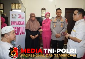 Kapolres Binjai Anjangsana dan Berikan Tali Asih kepada Personel yang Sakit Menahun
