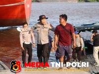 Karhutla - Kapolres Kotim Tinjau Lahan Karhutla di Desa Rawa Sari