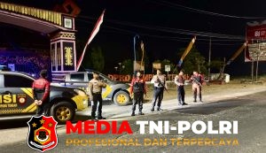 Jaga Kamtibmas Aman Kondusif, Polres Lampung Tengah Perkuat Patroli Malam