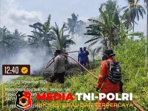 Kebakaran Lahan 1,5 Hektare Dekat Permukiman, Satgas Karhutla Seruyan Kerahkan Armada Gabungan
