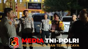 Cooling System Jelang Pemungutan Suara, Polsek Cikarang Barat Patroli dan Cek Kesiapan Pengamanan TPS