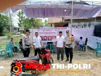 Pastikan Pilkades - Pastikan Pilkades Aman dan Lancar, Kapolsek Tambelang Turun Langsung Pantau Pos Pam TPS