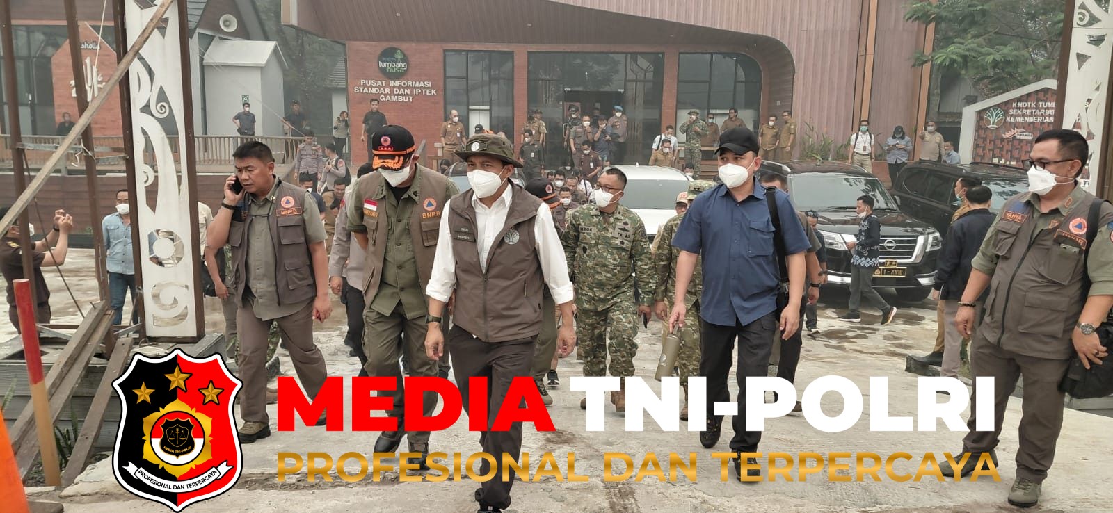 Karhutla - Kepala BNPB dan Menteri Kehutanan Pimpin Evaluasi Penanggulangan Karhutla di Tumbang Nusa