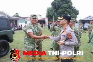 Tingkatkan Sinergitas TNI-Polri, Kapolres Simalungun Hadiri Bazar Murah Peringatan HUT TNI Ke-81 di Rambung Merah