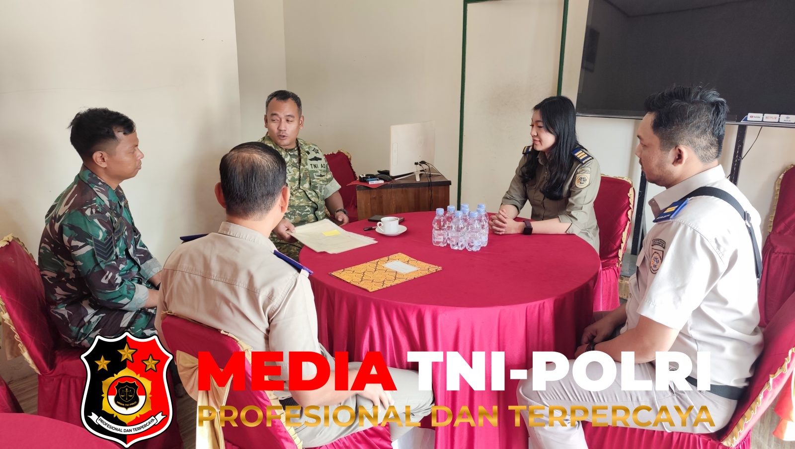 Kodim 1015/Sampit - Komandan Kodim 1015/Sampit Terima Kunjungan Dari ATR/BPN Kab. Kotim