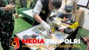 Satgas Pamtas - Satgas Pamtas RI-Malaysia Yonarmed 19/Bogani Gagalkan Penyelundupan 1,9 Kg Sabu