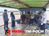 Penyeberangan Sampit - Penyeberangan Sampit-Seranau dan Samuda Masih Beroperasi Normal, Meski Kabut Asap Kian Menebal