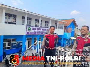 Polsek Babelan Kunjungi SMK Bina Nusa, Perkuat Pendampingan dan Pengawasan Pelajar