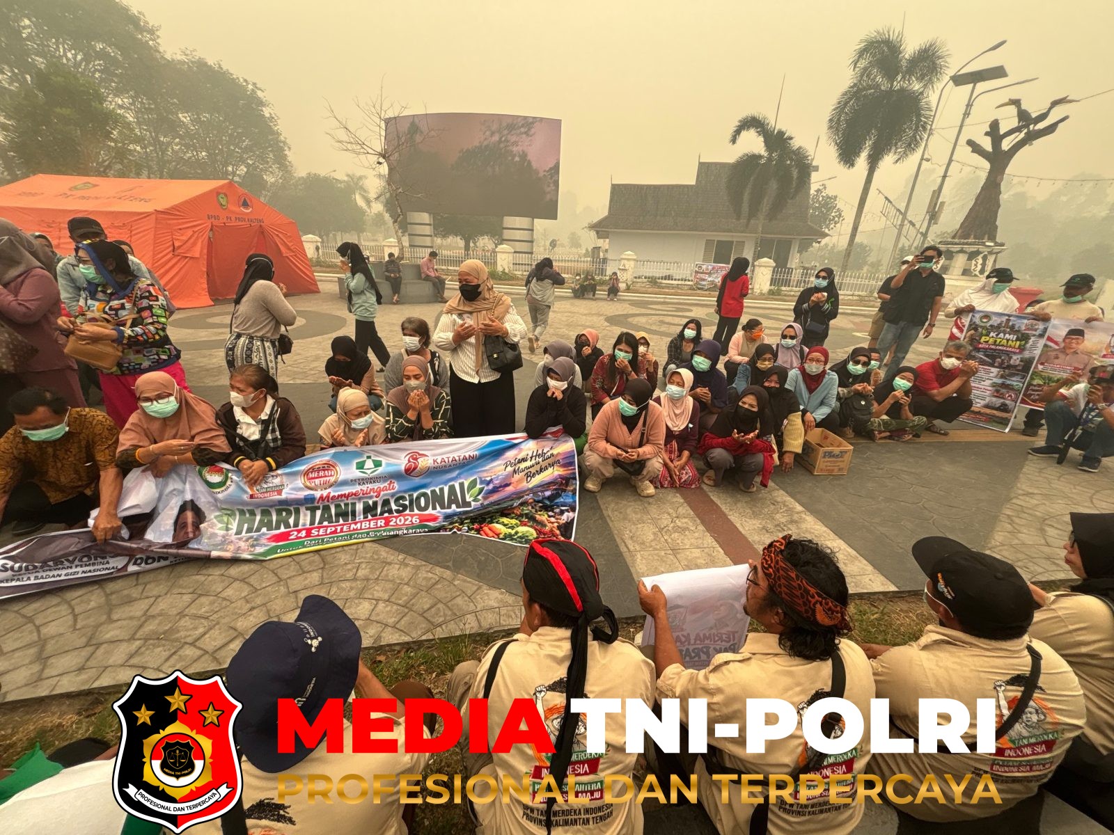 Semarak Hari - Semarak Hari Tani Nasional, DPW Tani Merdeka Indonesia Provinsi Kalimantan Tengah Gelar Aksi Sosial di Palangka Raya