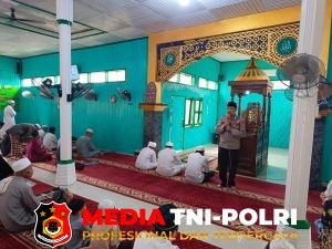 Cegah Karhutla Lewat Mimbar Masjid, Polsek Seruyan Hulu Imbau Jamaah di Tumbang Manjul