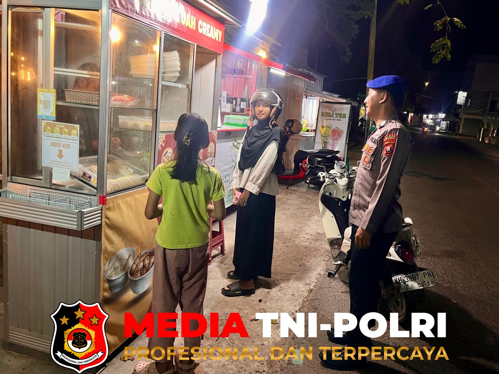 Polres Seruyan - Sisir Pesisir DAS Seruyan Malam Hari, Satpolairud Polres Seruyan Gelar Patroli Dialogis
