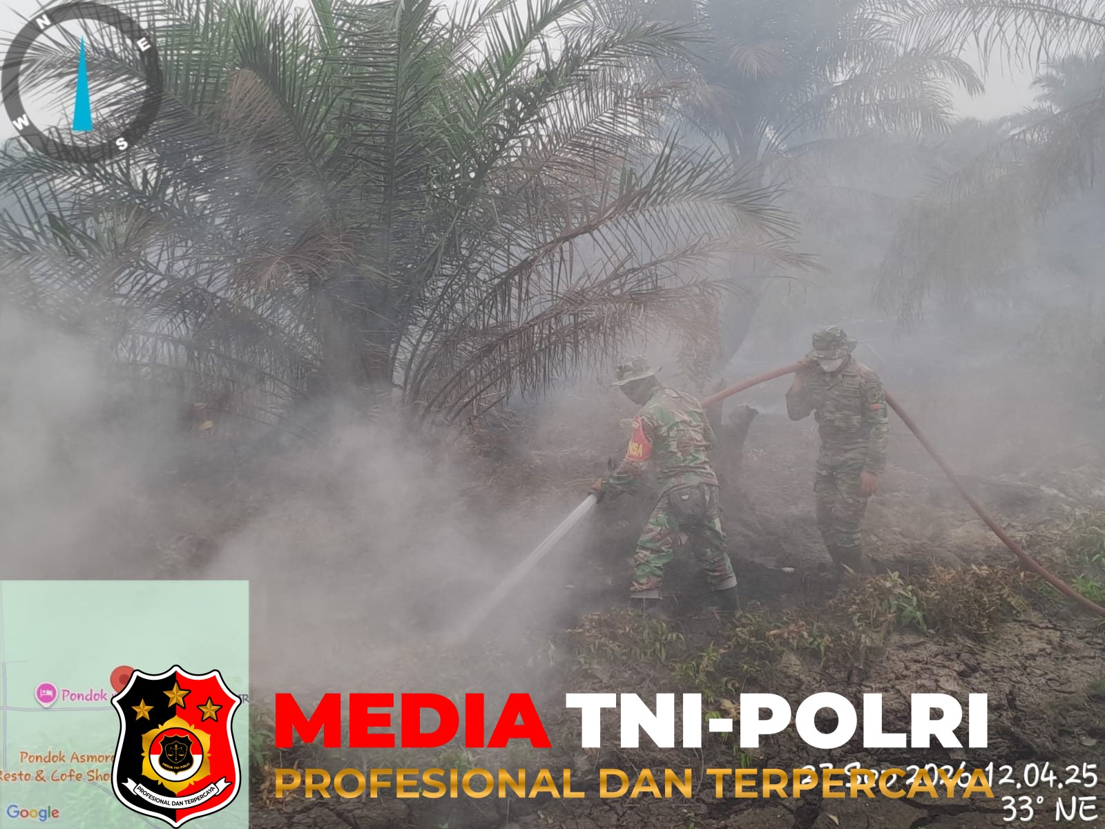 Kodim 1015/Sampit - Pembasahan Terus Dilaksanakan Personel Standby On Call Kodim 1015/Sampit