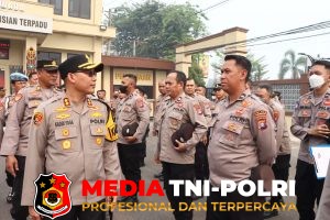 Kapolres Kotim Pimpin Gaktiblin, Pastikan Kedisiplinan dan Kerapian Personel