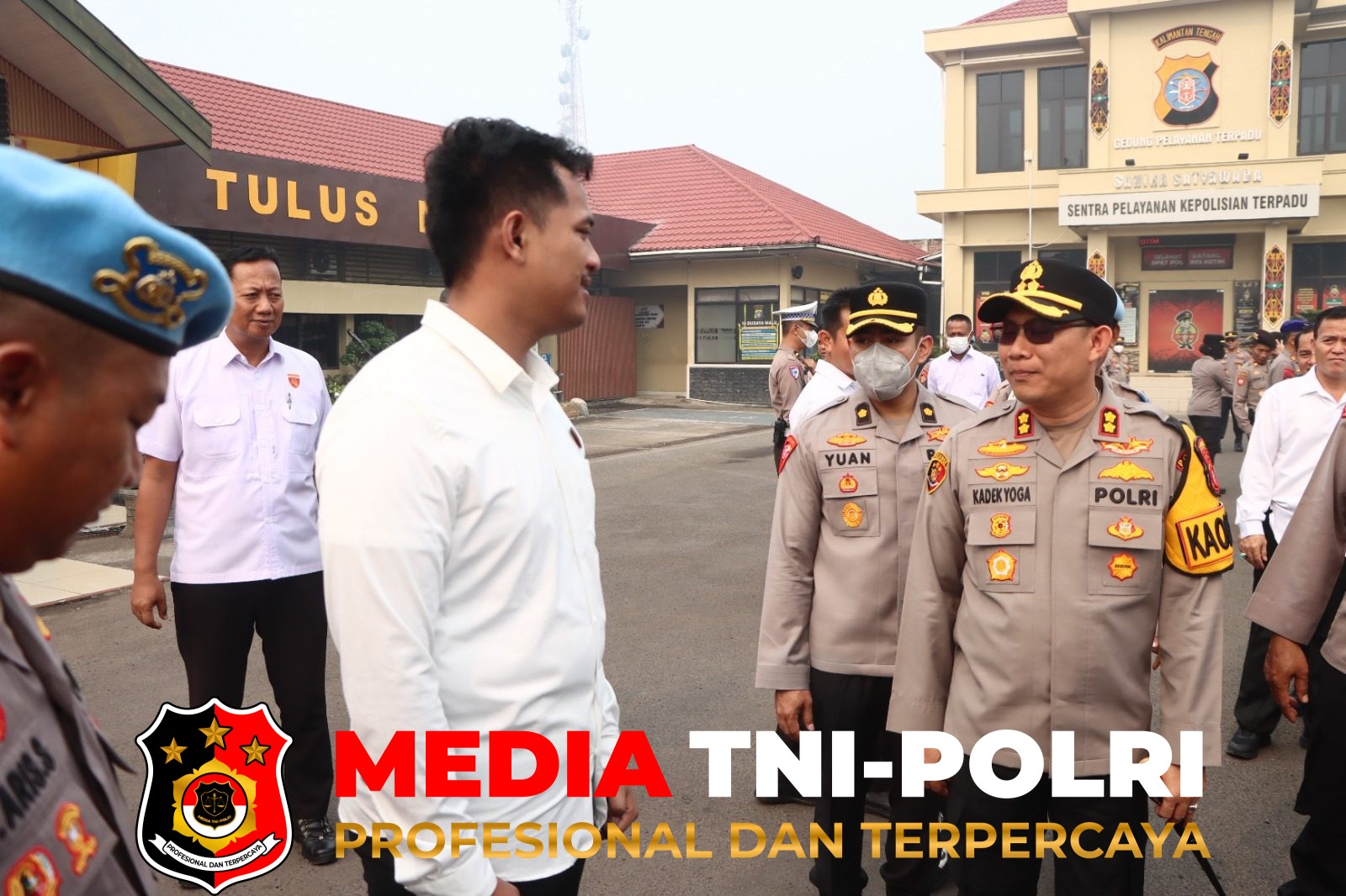 Kapolres Kotim - Kapolres Kotim Pimpin Gaktiblin, Pastikan Kedisiplinan dan Kerapian Personel