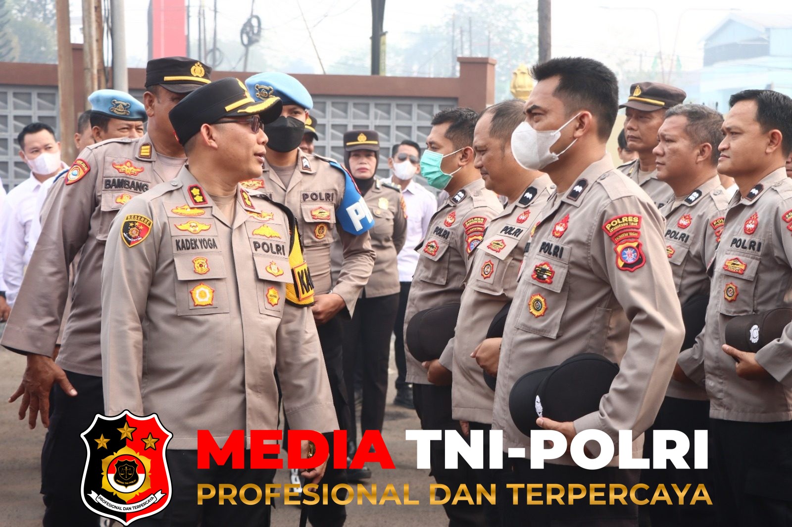 Kapolres Kotim - Kapolres Kotim Pimpin Gaktiblin, Pastikan Kedisiplinan dan Kerapian Personel