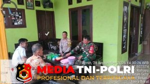Polsek Setu Sambangi Warga Tamanrahayu, Ajak Aktifkan Siskamling dan Cegah Gangguan Kamtibmas