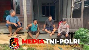 Tak Sekadar Patroli, Polsek Seruyan Hulu Perkuat Komunikasi dengan Warga Tumbang Manjul