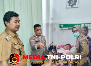 Tak Tinggal Diam, Bhabinkamtibmas Polsek Terbanggi Besar Gerak Cepat Bantu Warga Pengidap Kanker