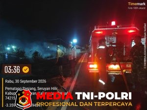 Api Dekat Pemukiman di Pematang Panjang, Tim Satgas Karhutla Seruyan Gerak Cepat Padamkan Kebakaran