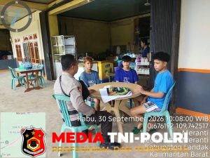 Meski Hujan Mulai Turun, Polsek Meranti Tetap Gencarkan Imbauan Pencegahan Karhutla