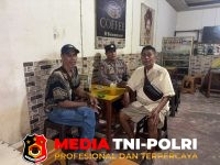 Polsek Mandor - Patroli Malam Polsek Mandor, Polisi Bangun Komunikasi Humanis Bersama Warga