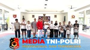 Briptu M. Kevin Karateka DAN IV, Ketua FORKI Kota Palangka Raya Hadiri Kejuaraan Daerah INKAI Kota Palangka Raya